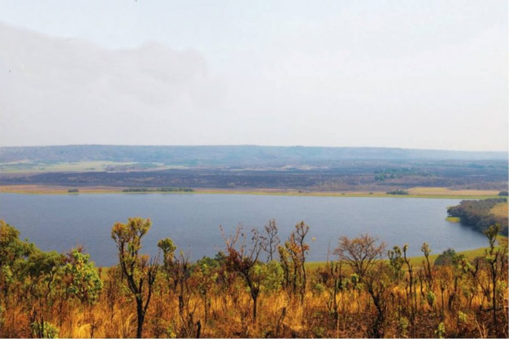Lagoa Carumbo, na Lunda Norte, angola