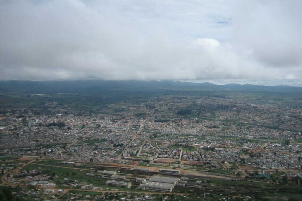 Cidade do Lubango Angola.